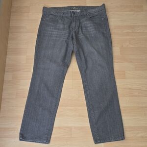 Old Navy Jeans Womens Grey Denim The Diva Skinny High Rise Dark Wash Size 14